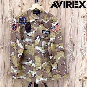 �������� AVIREX �A���B���b�N�X COTTON RIPSTOP BDU VX-31 �W���P�b�g �R�b�g�� ���b�v�X�g�b�v BDU �W���P�b�g �~���^���[ �V���c�W���P�b�g �A�r���b�N�X �����Y �u�����h �g�b�v�C�Y��