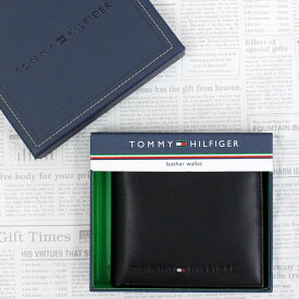 送料無料 TOMMY HILFIGER トミー ヒルフィガー エンボスロゴ 本革 二つ折財布 Wellesley ウォレット トップイズム