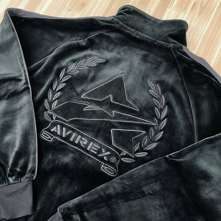 楽天市場】送料無料 AVIREX アヴィレックス VELOUR TRACK JKT ベロア 