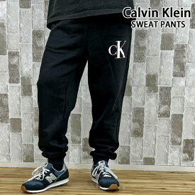 送料無料 Calvin Klein カルバンクライン CK モノグラム フリーススウェット ジョガーパンツ イージーパンツ ルームウェア monogram fleece jogger メンズ ブランド トップイズム