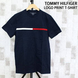 送料無料 TOMMY HILFIGER トミー ヒルフィガー フラッグ＆ロゴ刺繍 半袖Tシャツ メンズ ブランド トップイズム ゆうパケ