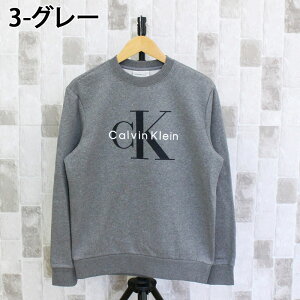 �������� Calvin Klein �J���o���N���C�� CK ���m�O�������S �X�E�F�b�g �N���[�l�b�N MONOLOGO FLEECE CREW NECK 40BM801 �����Y �u�����h �g�b�v�C�Y��