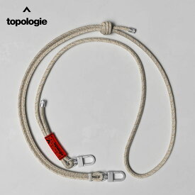 【公式】topologie(トポロジー) 6.0mm Rope 【ストラップ単体】 / Beige Melange