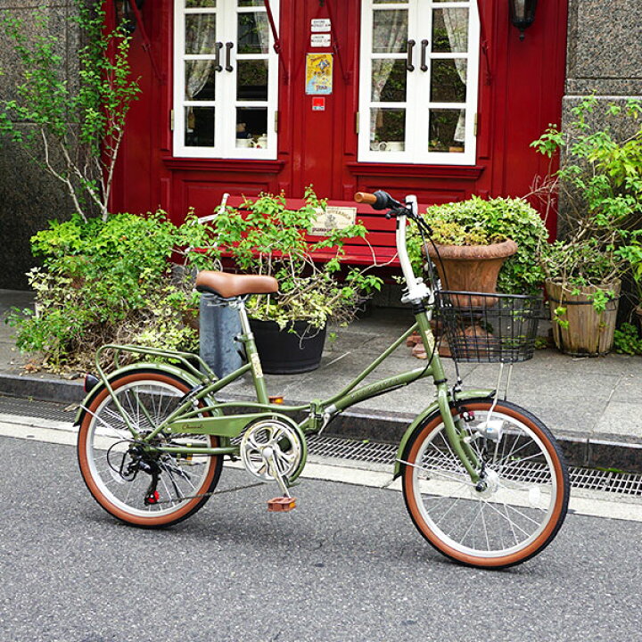 楽天市場】【自転車専門店】 折りたたみ自転車 20インチ 軽量 後輪錠 
