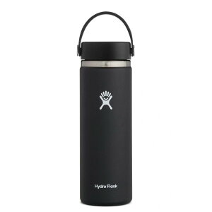 �n�C�h���t���X�N HydroFlask 20oz ���C�h�}�E�X Wide Mouth �u���b�N 5089024-20