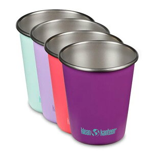 �N���[���J���e�B�[�� Klean Kanteen �L�b�Y�J�b�v 10oz 296ml 4Pack �o�^�t���C�Y 19322163600010