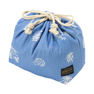 ペンドルトン プリントランチバッグ ウィズストリング ロゴビーチ 19804325220000