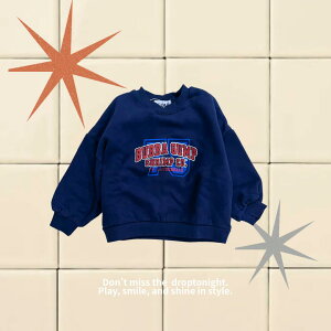 college print sweat TOPPING �L�b�Y�t�@�b�V���� �q���� �I�V�����q���� sweat �X�E�F�b�g �g���[�i�[ �j�̎q BOYZ