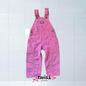 OSHKOSH overall 3T TOPPING twisT �Ò� ���B���e�[�W �A�����J USA �q���� �I�V�����q���� �L�b�Y �L�b�Y�t�@�b�V���� kids �s���N �I�[�o�[�I�[�� �W�����p�[�X�J�[�g �W�����X�J �R�[�f�����C