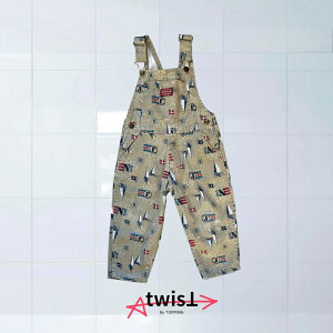OSHKOSH overall 3 TOPPING twisT �Ò� ���B���e�[�W �A�����J USA �q���� �I�V�����q���� �L�b�Y �L�b�Y�t�@�b�V���� kids�}���� sea �D ���b�g �x�[�W�� �I�[�o�[�I�[�� �W�����p�[�X�J�[�g �W�����X�J