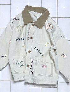 TOPPING Doodle Embroidery Jacket �h�J�W���P�b�g�@�h�J�@�q���A�E�^�[�@�W���P�b�g�H�D��