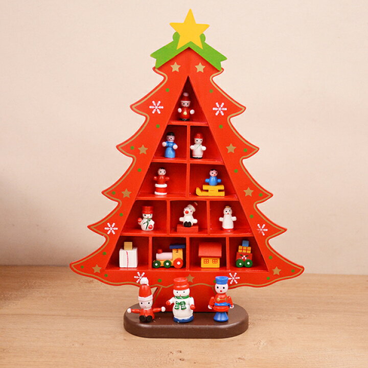 楽天市場 クリスマスツリー 卓上 22cm ミニツリー クリスマスの飾り 木製クリスマスツリー 木製 卓上 小型 テーブル Diy 部屋 飾り付け 置物 雰囲気満々 クリスマスデコレーション インテリア インスタ映え クリスマス パーティー おしゃれ 北欧 可愛い クリスマス
