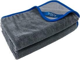 SHSCLY マイクロファイバー洗車タオル 超吸水クリーニング拭き上げ専用ドライヤー クロス 2枚入 サイズ50x60cm