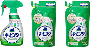 花王 アイロン用キーピング 衣料用のり剤 ハンディスプレー 400ml 1個 + つめかえ用 350ml 2個