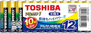 (TOSHIBA) AJdr P4` 12{ 1.5V gp10N tRh~\ AJ1 ܂Ƃ߃pbN LR03AN 12MP