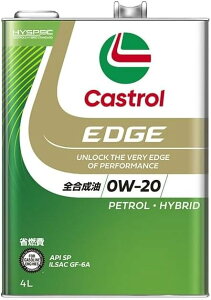 Castrol(JXg[) GWIC EDGE 0W-20 API SP 4L 4փK\Ԑp S