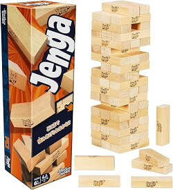 ハズブロ（Hasbro）ハズブロ公式ジェンガ（2025）Webアプリでいろんな遊び方 木製ブロック スタッキングタワー パーティーゲーム 6才以上 1人～用 G1499 正規品