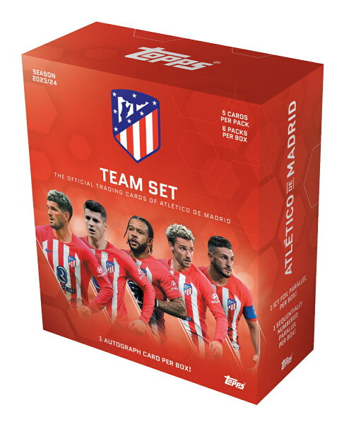 Topps® Atlético de Madrid Official Team Set 23-24 アトレティコ・マドリード チームセット