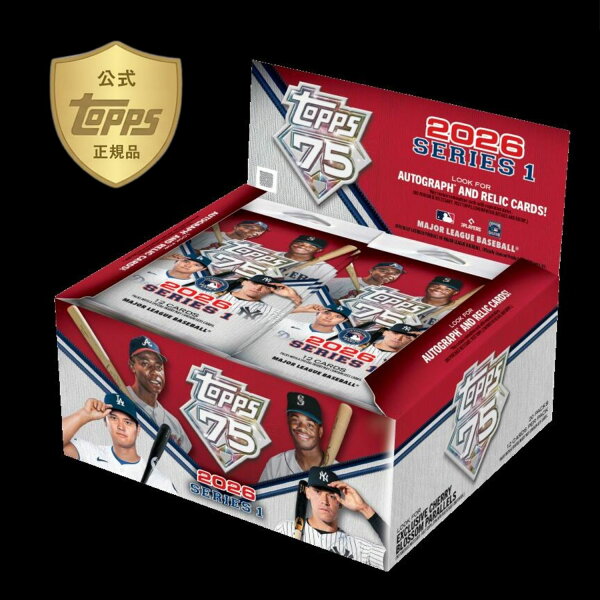 【公式】2026 Topps Series 1 Baseball - Japan Edition