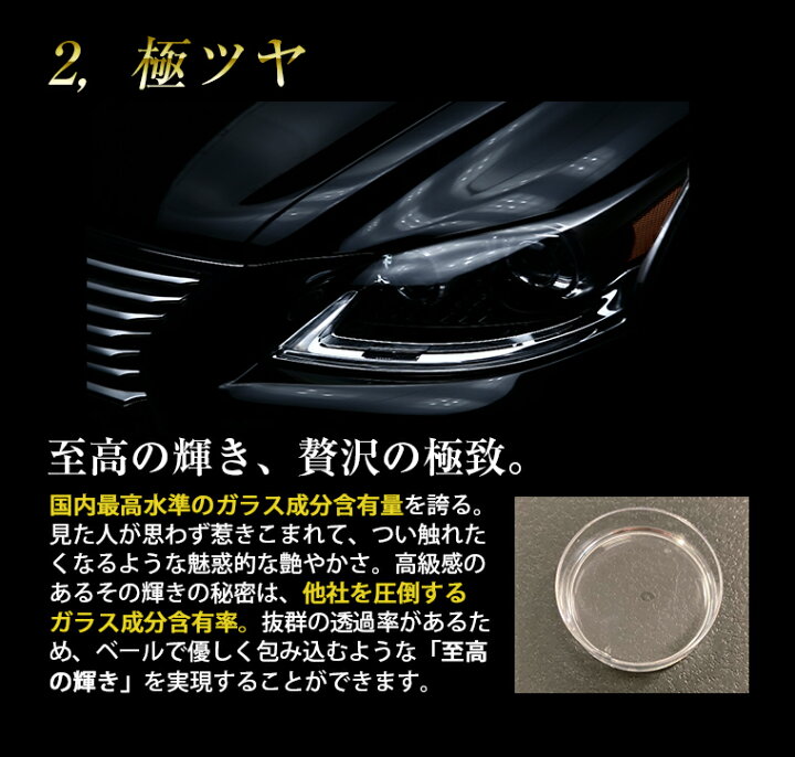 楽天市場 今だけ6 900円相当お得 マラソン中エントリーでp5倍 ガラスコーティング剤 ピカピカレイン プレミアム 滑水性 コーティング剤 完全硬化型 ピカピカレイン 3年間 ノーワックス 車 ガラスコーティング 洗車 送料無料 Top Premium