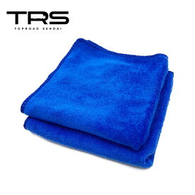 TRS マイクロファイバークロス 吸水タオル 30×30cm ブルー 2枚セット 370005