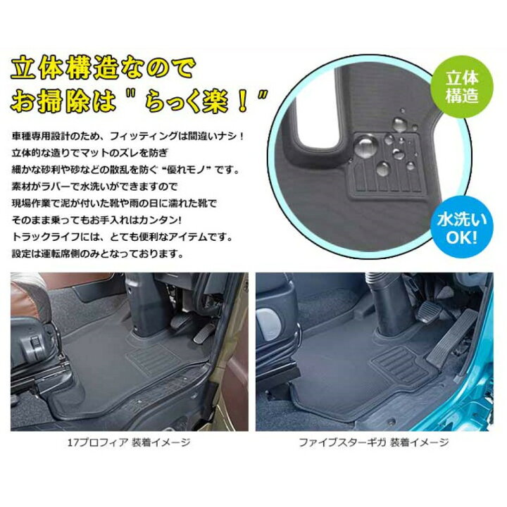楽天市場】雅 3Dフロアマット 運転席のみ いすゞ大型 ファイブスター 