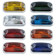 ジェットイノウエ 角型マーカーランプ 前開式 ガラスレンズ 24V6W球付 全8色 角マーカー