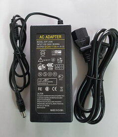 PSE適合　ACアダプター LED照明電源等 トランス 入力AC100v-240v 出力 DC24v 5a (120w) DCプラグ ジャック 内径：φ2.1mm 外径：φ5.5mm ケーブル長:コンセント側約100cm/Jack側約100cm