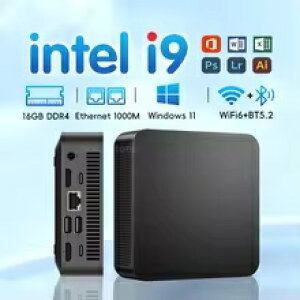 MINI PC Windows 11Pro Ce Core i9 2.90Ghz(ő4.80Ghz) RAM16GB SSD1TB WI-FI6 BT5.2 4K HD ~jQ[~OItBXX^fBPC HDMI×2 type-C×2 USB3.0×2 USB2.0×2MKrbg C[Tlbg RJ45