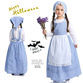 ハロウィン コスプレ 子供 衣装 メイド コスチューム キッズ ヨーロッパ風 ドレス コスプレ 仮装 新劇 女の子 ハロウィーン ロリータ コスチューム キッズ 女児 ハロウィン仮装 キッズ 小さいサイズ ダンス衣装　舞台服　演出服