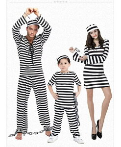 親子 ハロウィン 衣装 子供 コスプレ 囚人 コスチューム セクシー 子供 囚人服 ハロウィン コスプレ衣装 プリズン 仮装 変装 大人 通販 レディース 可愛いコスプレ ハロウィン仮装 ハロウ