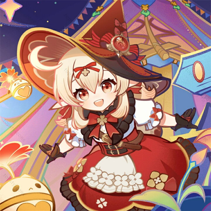 楽天市場】ウイッグ付き 原神 クレー Klee コスプレ衣装 魔女服 原神 
