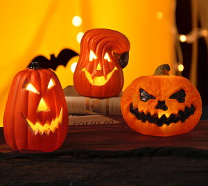 ハロウィン カボチャ ランプ 鬼祭り LED 発光 飾り 商業施設 自宅 祭日 デコレーション プロップ カボチャ 形 置物 LED カボチャ ランプ ハロウィン グッズ 屋内 雰囲気 演出 カボチャ ラ