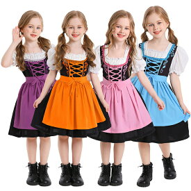 ハロウィン 仮装 コスプレ 子供 ビールガール キッズ ドイツ 民族衣装 メイド ディアンドル チロリアン 舞台 童話 余興 パーティーグッズ 衣装 イベントクリスマス 仮装 変装 コスチューム 学園祭 演出 演劇 仮面 撮影 演出服 文化祭