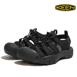 �L�[�� �j���[�|�[�gH2 �T���_�� �V���[�Y KEEN NEWPORT H2 SANDAL 1025028 TRIPLE BLACK ���f�B�[�X �ʋC�� ������ �L�����v �A�E�g�h�A �^�E�����[�X 25SS