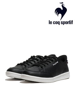 ルコック スニーカー ハンズフリー ルコックスポルティフ le coq sportif LA ROLAND QL3XJC06BW BLACK/WHITE ラ ローラン ブラック/ホワイト レディース 手を使わずに履ける おしゃれ 大人カジュアル 歩き