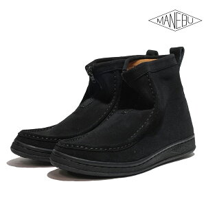 MANEBU }lu RUU ZIP MNB062 BLACK SUEDE SAND SUEDE ubN x[W Y C Z^[Wbv Xb| XG[h 24FW U[u[c U[Xj[J[ C Y