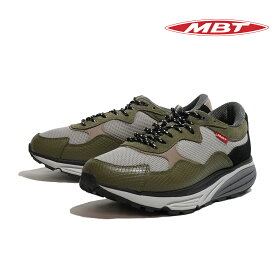 【SALE】MBT 厚底スニーカー ウォーキングシューズ NARITA M OLIVE 703036-36 メンズ 靴 機能性シューズ