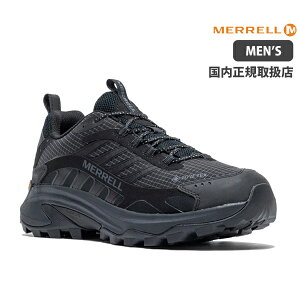 ������ ���A�u �X�s�[�h �S�A�e�b�N�X �X�j�[�J�[ �u���b�N MERRELL MOAB SPEED 2 GORE-TEX J037513 BLACK �E�H�[�^�[�v���[�t �����Y �A�E�g�h�A �n�C�L���O �h������