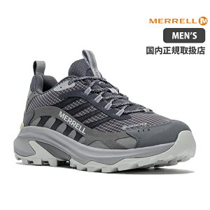 ������ ���A�u �X�s�[�h2 �S�A�e�b�N�X �X�j�[�J�[ �A�X�t�@���g MERRELL MOAB SPEED 2 GORE-TEX J037515 ASPHALT �E�H�[�^�[�v���[�t �����Y �A�E�g�h�A �n�C�L���O �h������