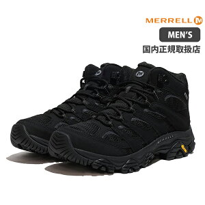 ������ ���A�u3 �V���Z�e�B�b�N �~�b�h �S�A�e�b�N�X �����Y MERRELL MOAB 3 SYNTHETIC MID GORE-TEX J500249 TRIPLE BLACK ���S�h�� ���{���K�i