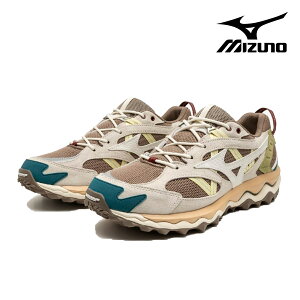 �~�Y�m �X�j�[�J�[ �V���[�Y �E�G�[�u���W�� ���g���X�j�[�J�[ MIZUNO WAVE MUJIN TL D1GA251305 BROWN/OFF WHITE/GREEN �u���E��/�I�t�z���C�g/�O���[�� �����Y �J�W���A�� �g���C�� �A�E�g�h�A �C