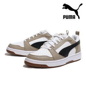 v[} Xj[J[ Y oEhV6E PUMA 392328-52 REBOUND V6 LOW WHITE/BLACK ICE COFFEE zCg/ubNACXR[q[