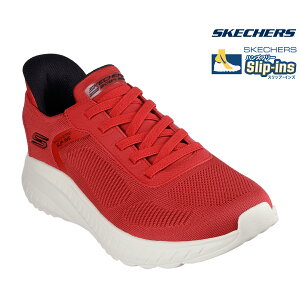 �X�P�b�`���[�Y �X���b�v�C���Y �����Y �X�j�[�J�[ �n���Y�t���[ SKECHERS 118312W RED BOBS SQUAD CHAOS - SOLID STEP Slip-ins ���C�h 26FW