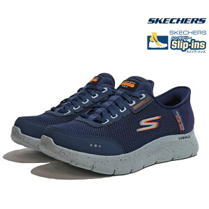 XPb`[Y XbvCY Y Chf Xj[J[ nYt[ SKECHERS 216330WW NVY GO WALK FLEX - 100% WATERPROOF Slip-ins S[EH[N tbNX EH[^[v[t 4E L h
