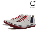 【別注カラー】スピングル スニーカー SPINGLE SP442-YOU1-79 NAVY/RED ミドルカット レディース メンズ レザー スピ…