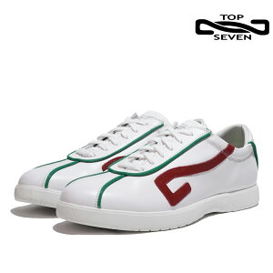 �yVISA�f�ڏ��i�z�g�b�v�Z�u�� �X�j�[�J�[ TOP SEVEN T7-AT1082 KN CREAM/DARK BROWN DARK BROWN/BROWN WHITE/RED �����Y ���f�B�[�X �C ���U�[ �J�W���A�� 24FW