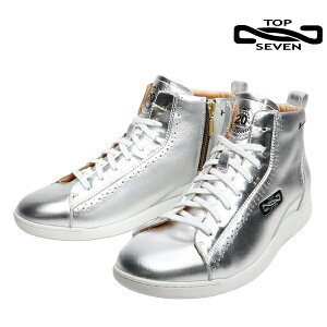 �y20���N�L�O���f���z�g�b�v�Z�u�� �X�j�[�J�[ TOP SEVEN T7-AT236 CK SILVER �����Y ���f�B�[�X �C �~�h���J�b�g �T�C�h�W�b�v ���U�[ �J�W���A�� 26SS