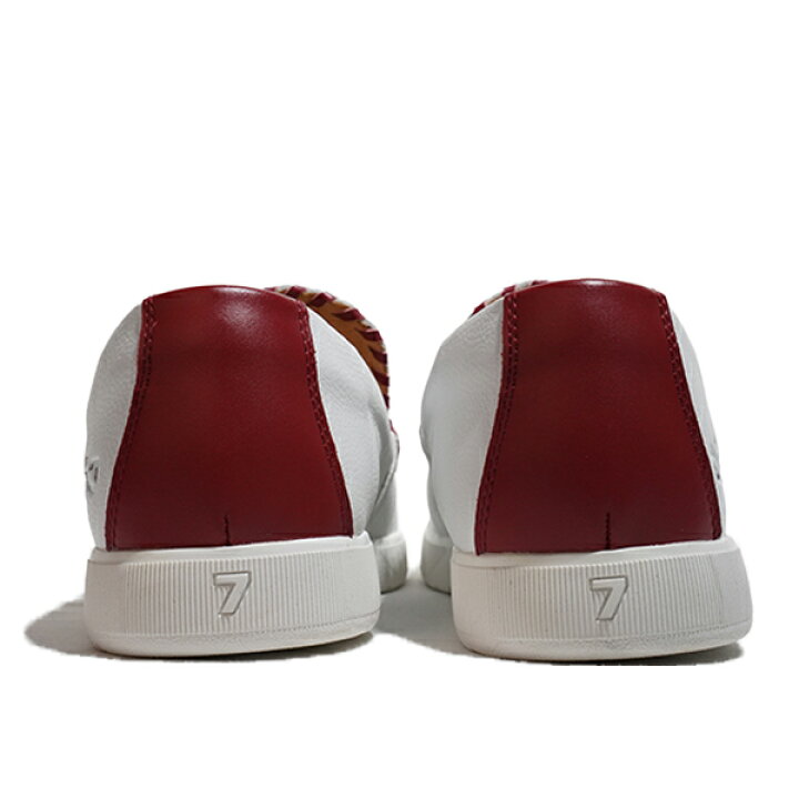 楽天市場】トップセブン スリッポン TOP SEVEN T7-AT297 SLP WHITE/RED 