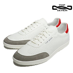 �g�b�v�Z�u�� TOPSEVEN T7-S251 CT WHITE/RED ���[�J�b�g �V���[�Y �����Y ���f�B�[�X ���U�[ �����O�m�[�Y ��l�J�W���A�� �V���v�� ��l�X�j�[�J�[ ���U�[�X�j�[�J�[ �X�j�[�J�[ �C